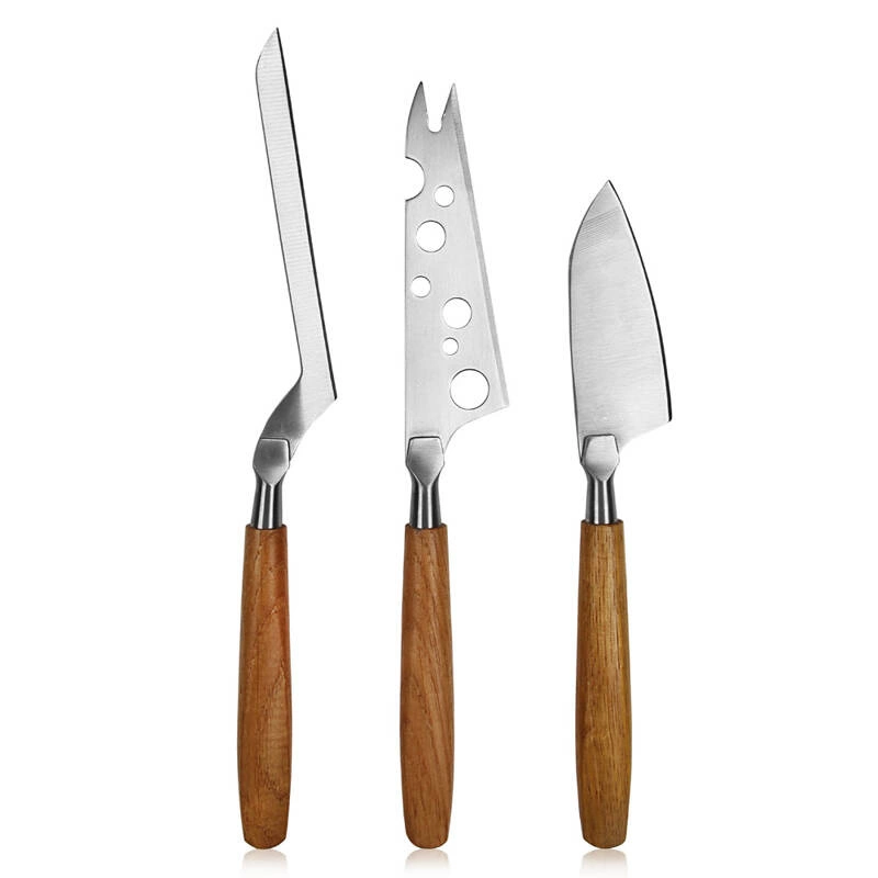 Boska - Zestaw 3 noży do sera, dąb