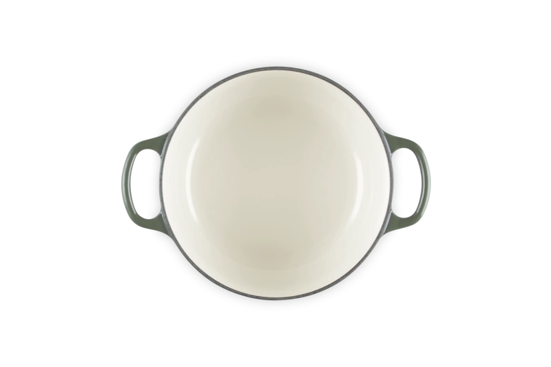 Le Creuset brytfanna żeliwna emaliowana Signature okrągła 20 cm 2,4l thyme