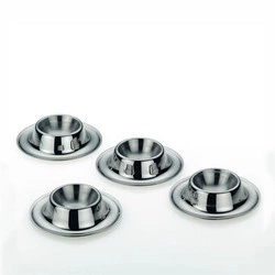 Kela - kieliszki na jajka stalowe, 4 szt. Vision