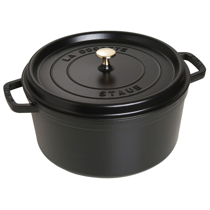 Staub - garnek brytfanna żeliwna czarna 8,35 l 30 cm