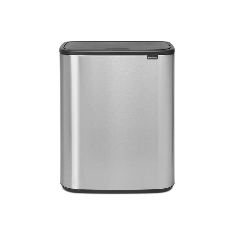 Brabantia - kosz na śmieci Bo Touch Bin 60L (2 x 30) stal matowa FPP