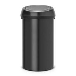 Brabantia - kosz na śmieci Touch Bin - 60 L, czarny