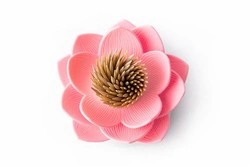 Qualy - Pojemnik na wykałaczki Lotus różowy