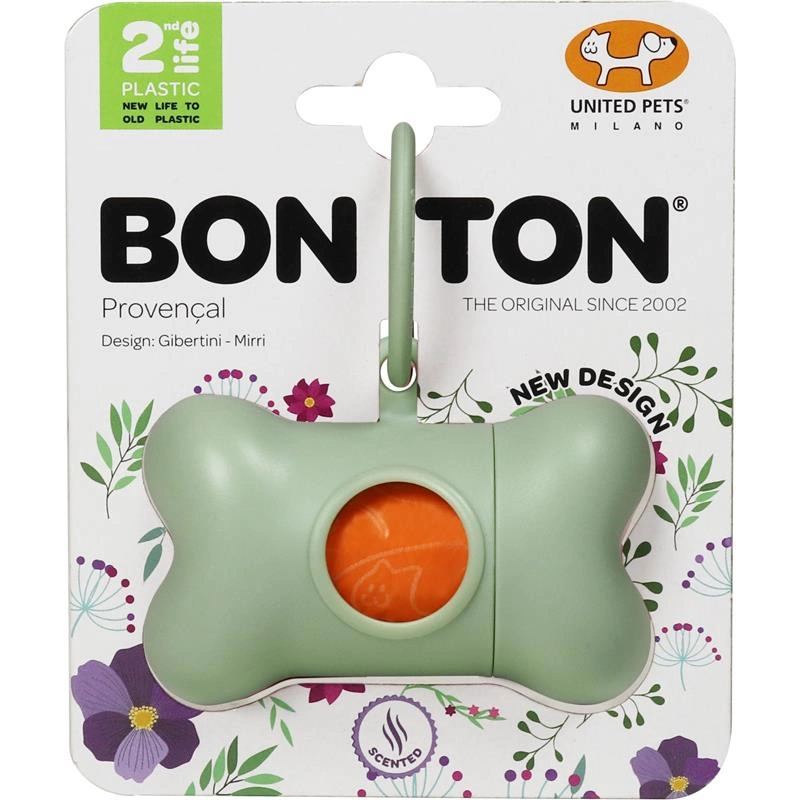 United Pets - Pojemnik na worki BON TON, zielony