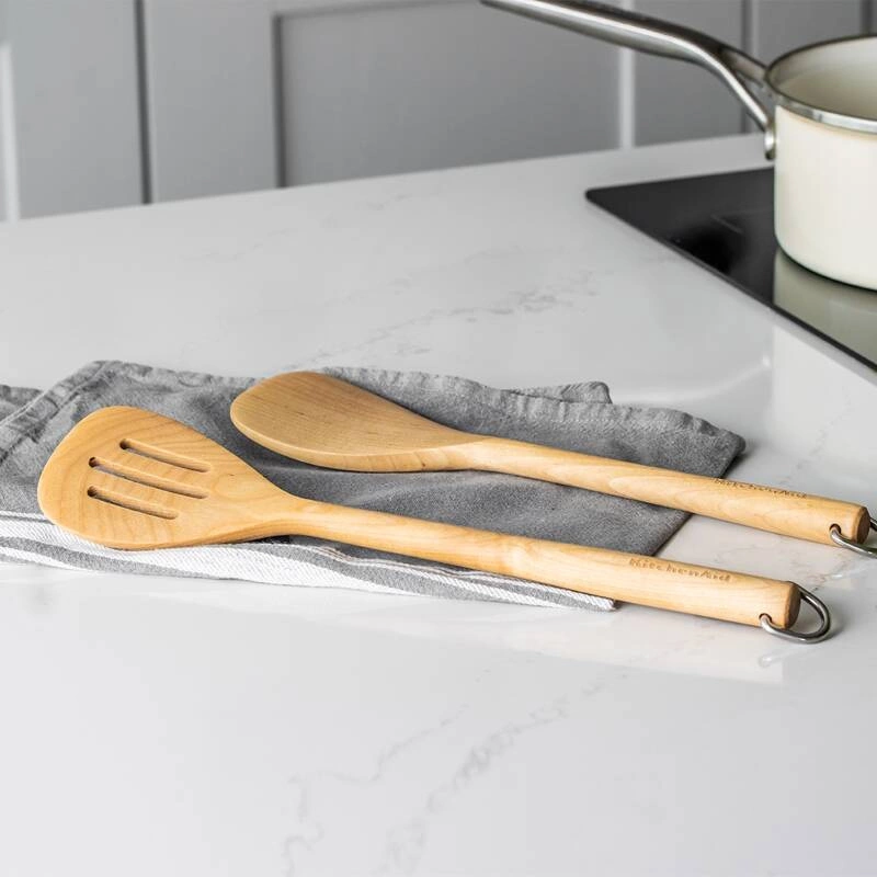 KitchenAid Culinary Tools - łopatka drewniana z otworami CORELINE Birch