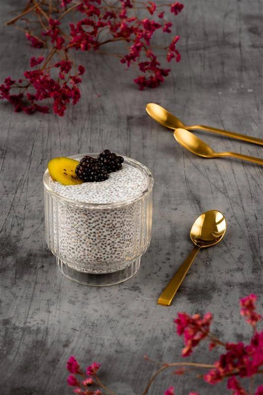 Vialli Design - 2 pucharki do deserów z podwójną ścianką 260ml Lungo