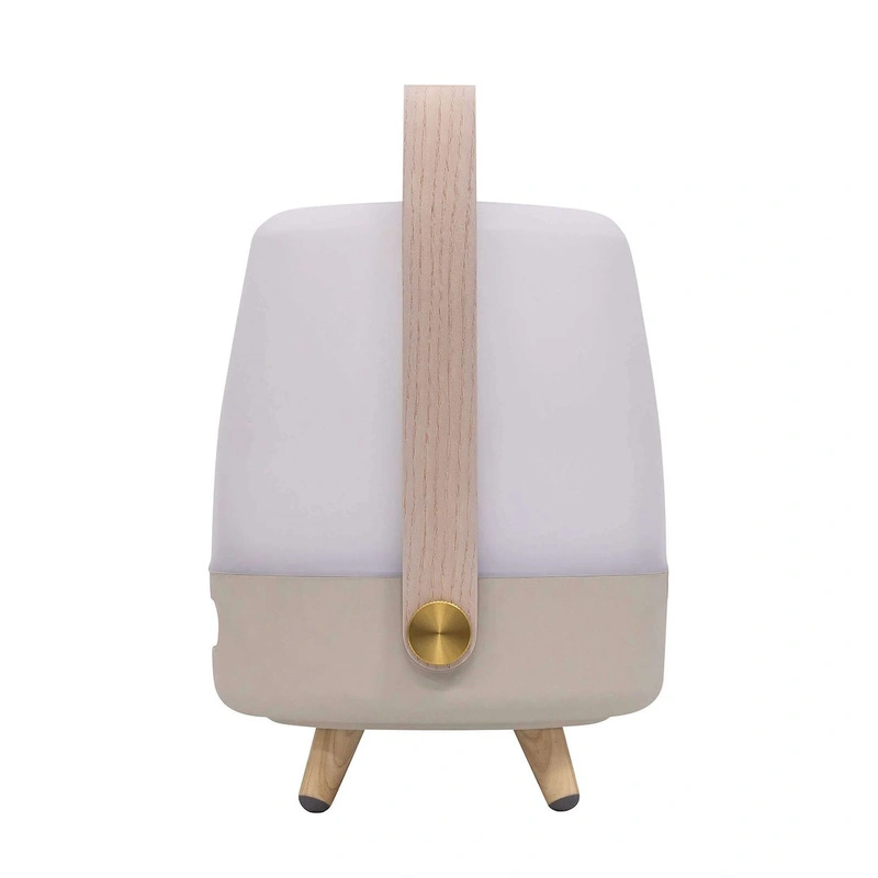 Kooduu - LITE-UP PLAY MINI Lampa przenośna z głośnikiem - Beżowy