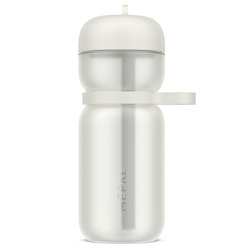 Mepal - Bidon sportowy ze słomką Flip Active 600 ml Ceramic White
