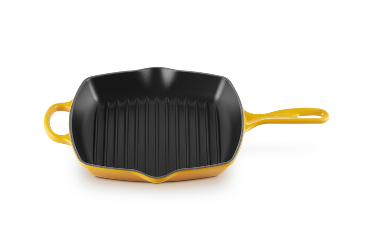 Le Creuset - patelnia żeliwna grillowa z dwoma uchwytami 26 cm Nectar