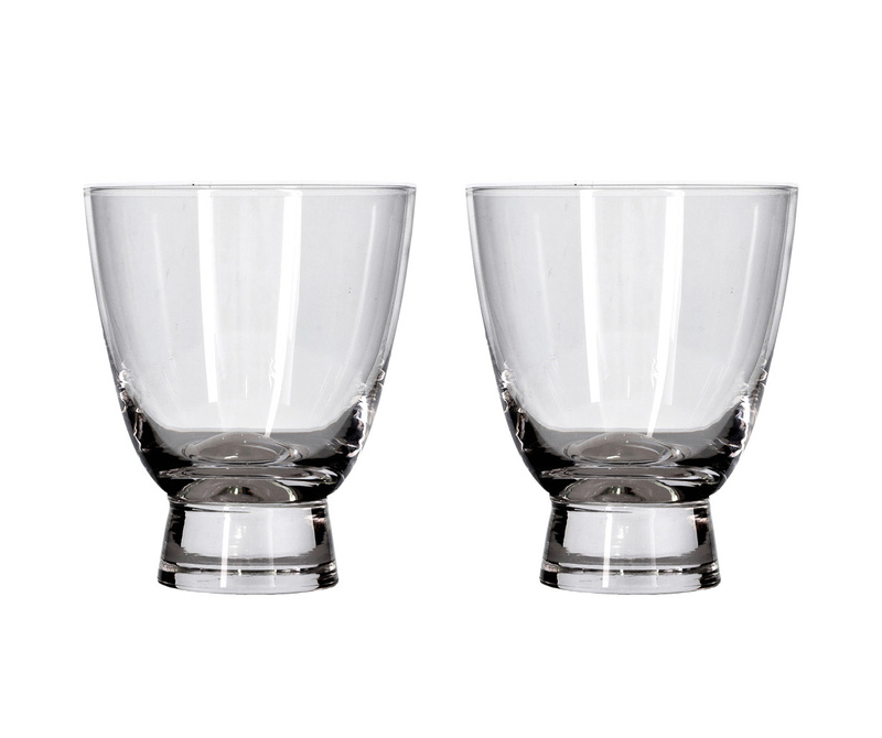 Bitz - Zestaw 2 szklanek na wodę 250 ml Statue Clear