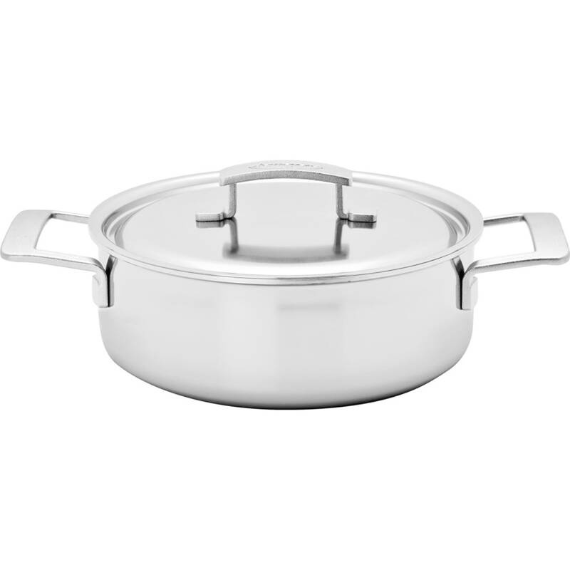 Demeyere - patelnia głęboka 2H z pokrywką 24 cm Industry