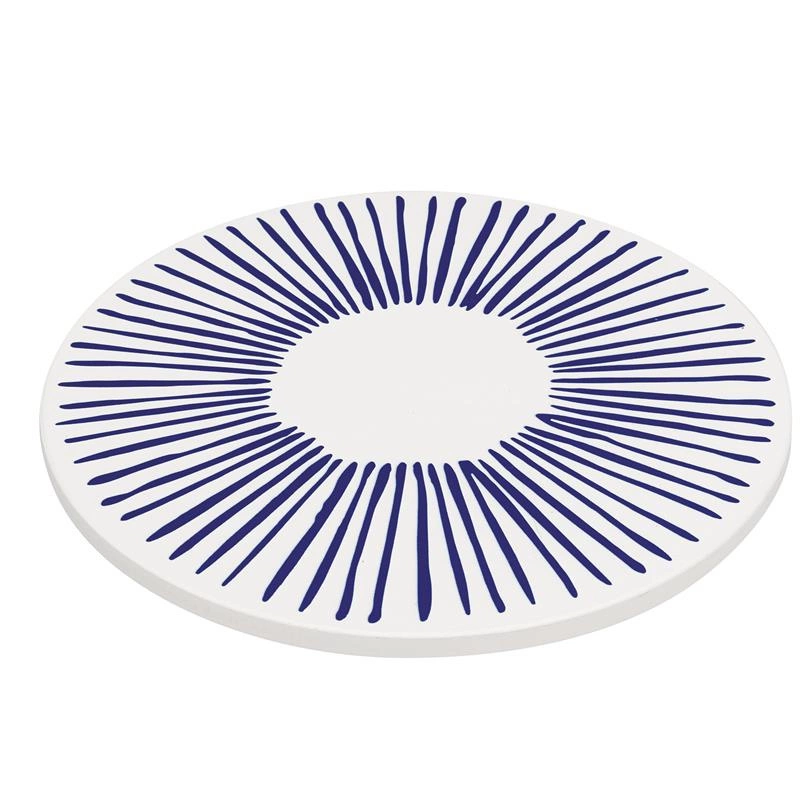 Zassenhaus - podkładka pod gorące naczynia, ceramika/korek, śred. 20 cm, kreski Nordic