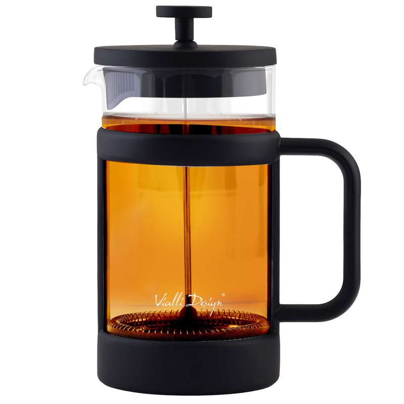 Vialli Design - Zaparzacz do kawy i herbaty 1000 ml Senso czarny