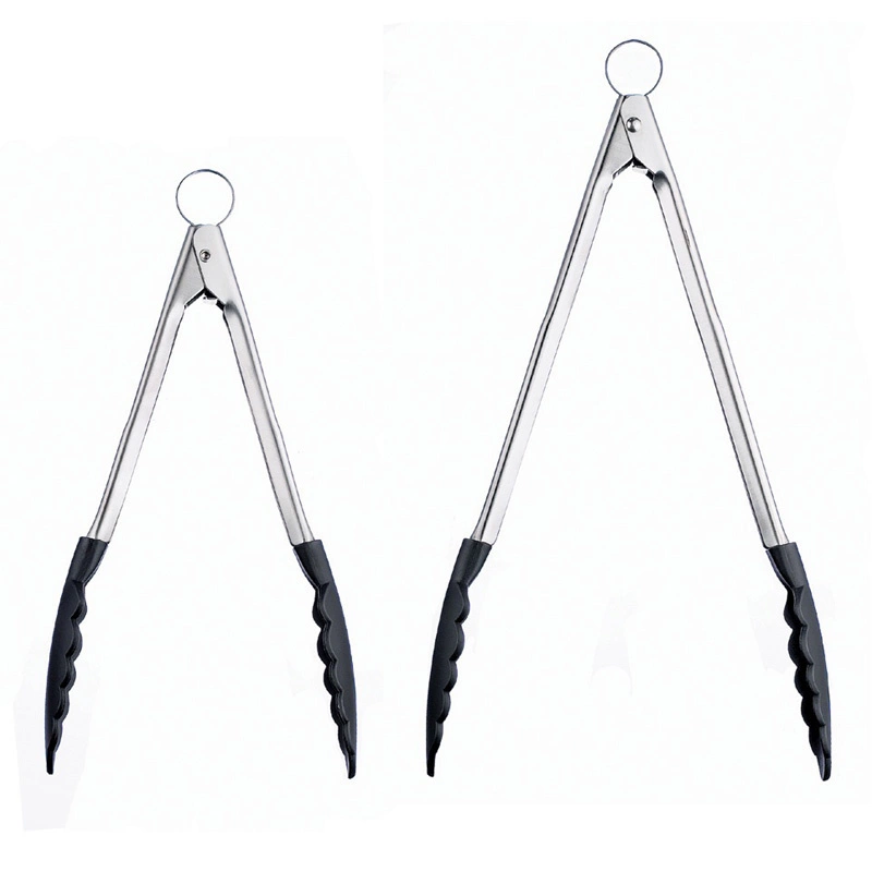 Cuisipro - Szczypce z nylonowymi końcówkami czarne 24 cmczarne