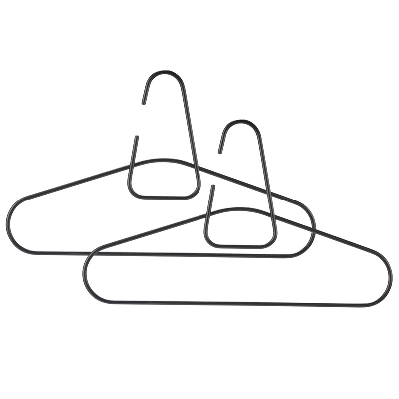 Zone Denmark - Wieszak na ubrania 2 szt. A-Hanger Black
