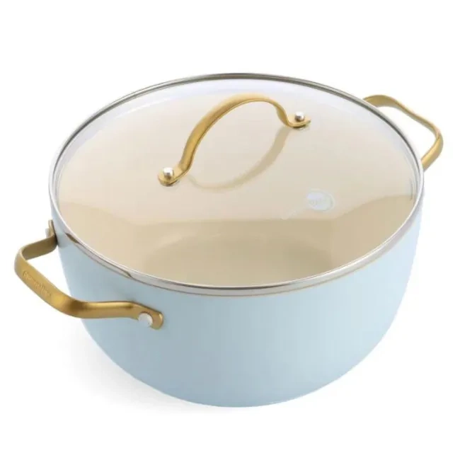 GreenPan - zestaw 10el. Garnków i patelni Padova Reserve light blue