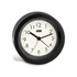 ADE - budzik z podświetleniem, śred. 10,5 x 4 cm, czarny
