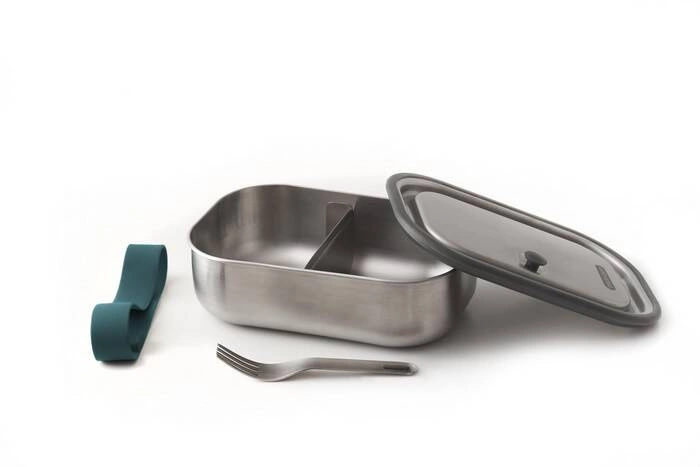 Black & Blum - Lunch box stalowy L, morski