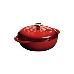 Lodge - Garnek żeliwny emaliowany - czerwony 2,8L