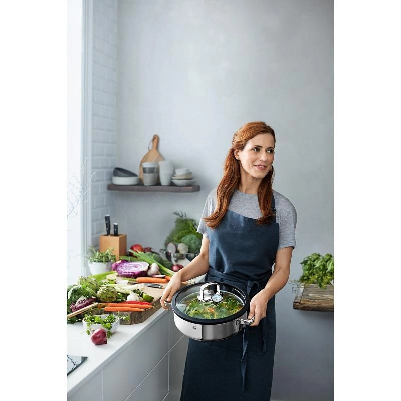 WMF - Garnek brytfanna z wkładem do gotowania na parze 5l Vitalis