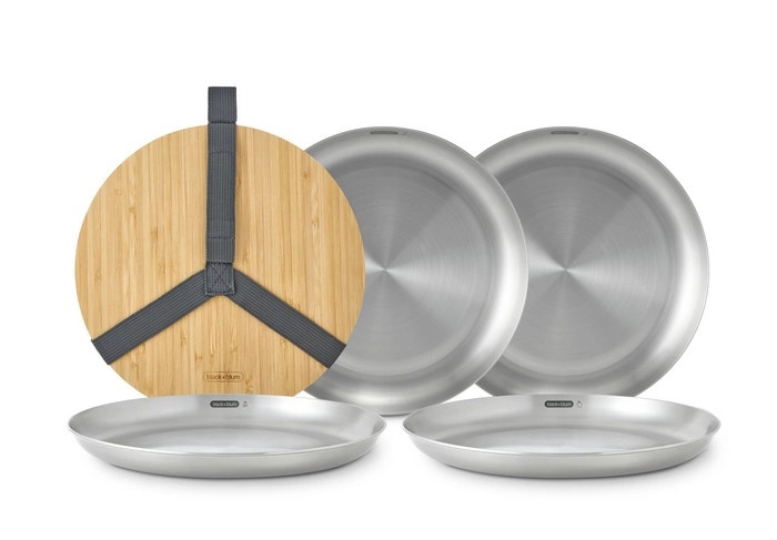Black+Blum - Zestaw 4 talerzy stalowych 6el. NEW