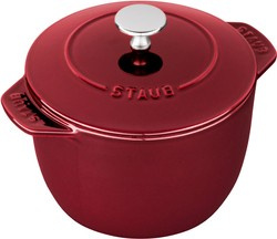 Staub - garnek żeliwny okrągły 3 l grenadynowy La Cocotte
