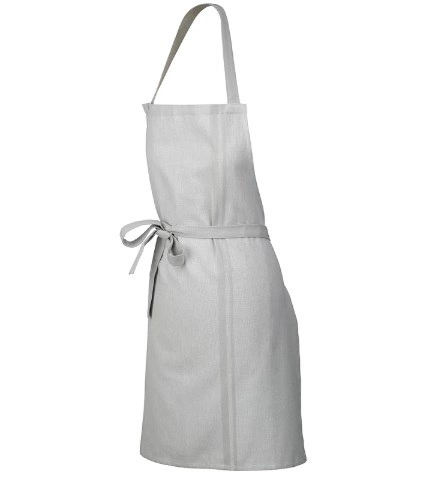 Kela - Fartuch kuchenny z wzorem jasnoszary Tia