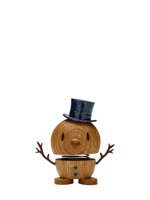 Hoptimist - Figurka Hoptimist Snowman S dębowa