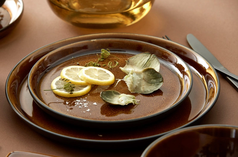 Bitz - Miska 18 cm Black/Amber