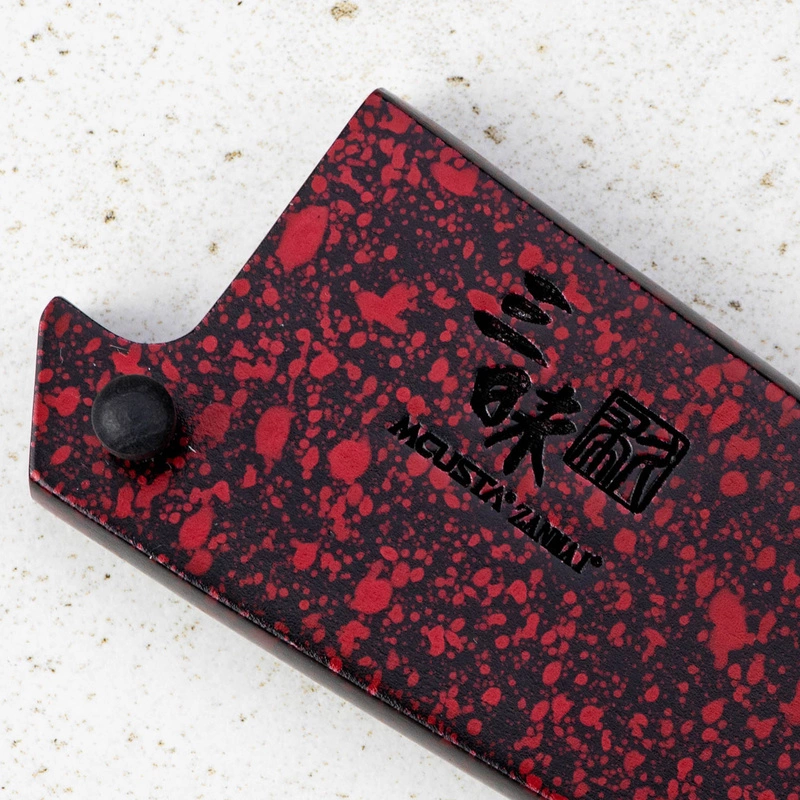 Mcusta – Drewniany pokrowiec "Saya" na nóż uniwersalny 15cm