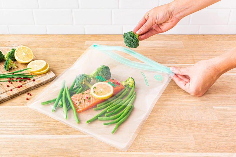 Mastrad - Zestaw pompka próżn.+ 10 toreb (1,3L+3L)