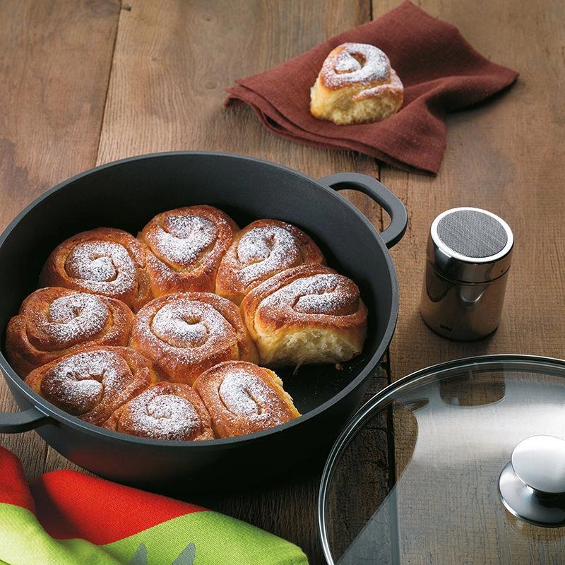 Kela - Naczynie do serwowania+pokryw.7l czarneKerros