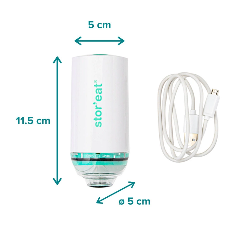 Mastrad - Zestaw pompka próżn.+ 10 toreb (1,3L+3L)