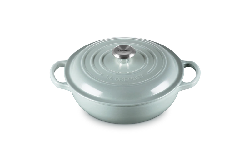 Le Creuset - garnek żeliwny do gulaszu 2,2 l 22 cm sea salt