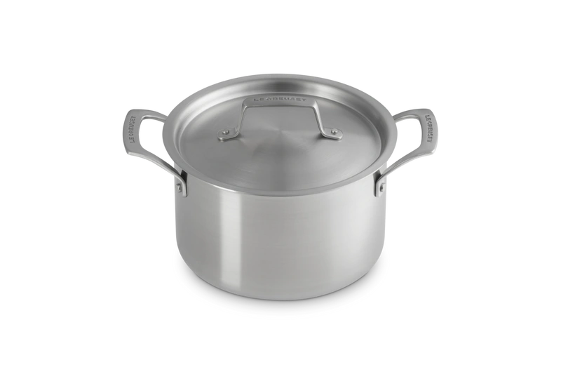 Le Creuset - 3-warstwowy głęboki garnek ze stali nierdzewnej Essential20 cm