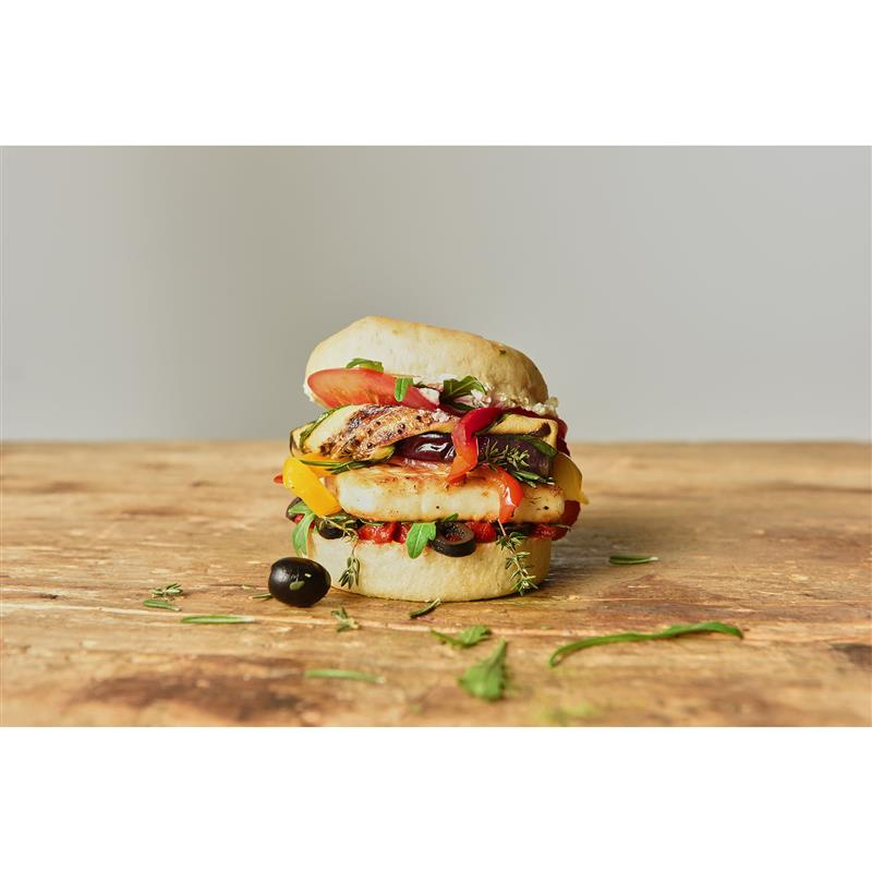 Lurch - forma na bułki do hamburgerów, silikon, śred. 8,5 cm, 28,5 x 19 x 3 cm FlexiForm