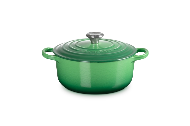Le Creuset - garnek żeliwny Signature 20 cm 2,4 l bamboo