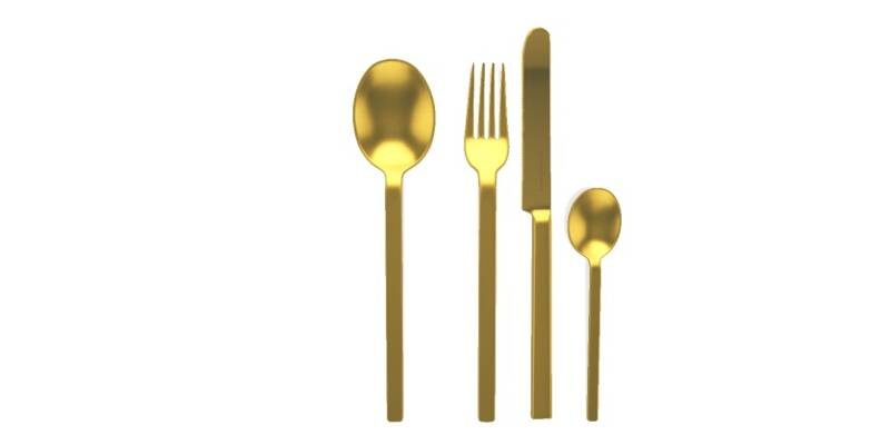 Mepra -Zestaw sztućców 4el. Gift Oro Ice, Stile