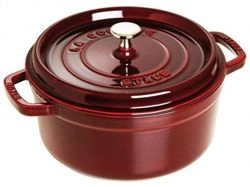 Staub - garnek brytfanna żeliwna bordowa 6,7 l 28 cm