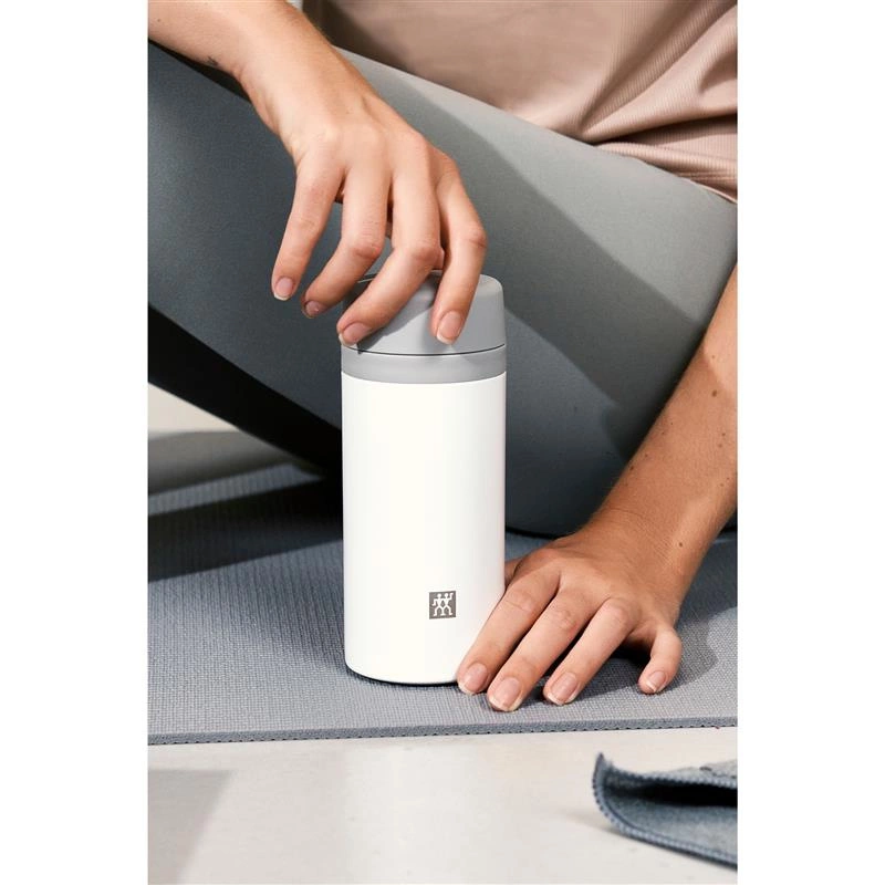 Zwilling - pojemnik termiczny z zaparzaczem do herbaty 420 ml biały Thermo