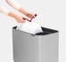 Brabantia - kosz na śmieci Bo Touch Bin 34L (23 + 11) stal matowa FPP 