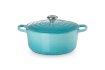 Le Creuset - brytfanna żeliwna emaliowana Signature okrągła 26 cm 5,3 l karaibska