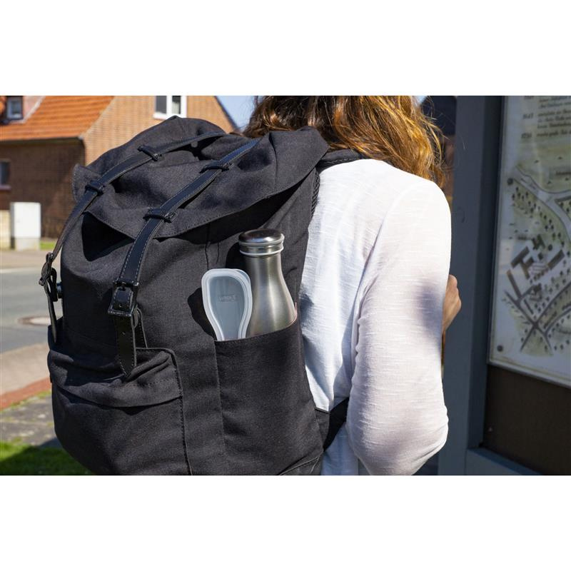 Lurch - zestaw sztućców w etui, 3 el., 18 cm, antracytowe To-Go