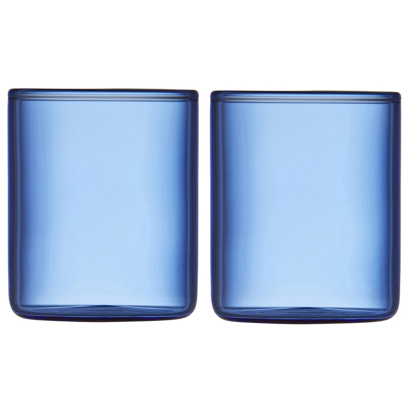 Lyngby Glas - Kieliszki do wódki Torino 55 ml 2 sztuki niebieskie
