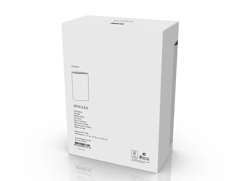 Zone Denmark - Blok do noży Singles Warm Grey