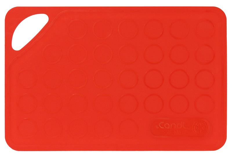 CandL - Mata kuchenna do krojenia 26x17 czerwona