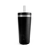 Chilly's Bottles - Termiczny kubek ze słomką Chilly's | 500ml | Czarny