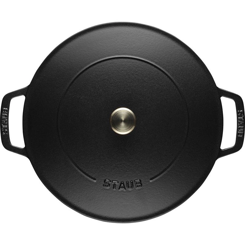 Staub - głęboka patelnia żeliwna Chistera czarna 24 cm