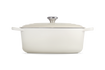 Le Creuset - brytfanna żeliwna emaliowana Signature 33 cm 7,5 l meringue