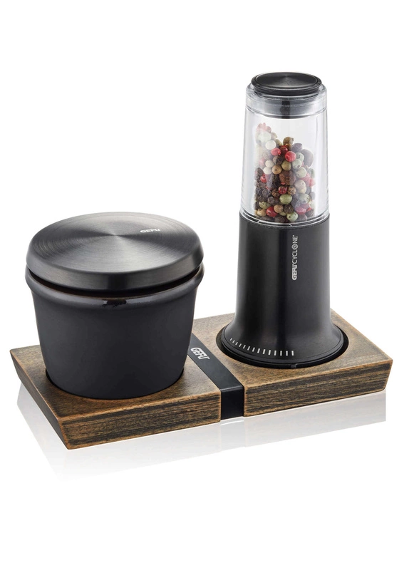 GEFU - pojemnik na przyprawy czarny X-PLOSION®